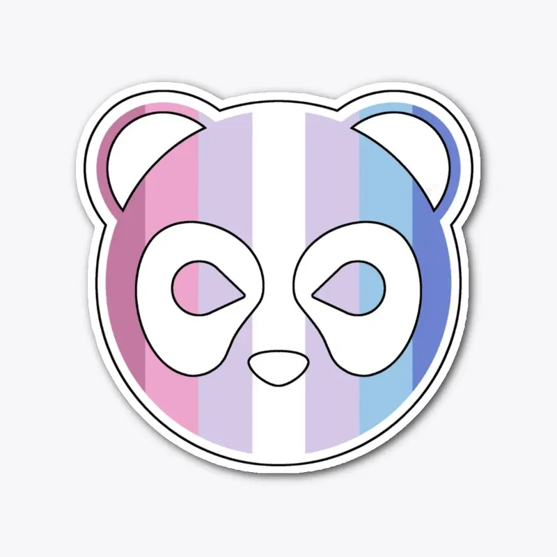 Bigender Panda Pride Logo