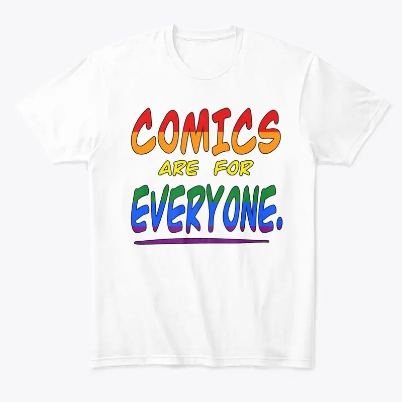 Rainbow Pride "Comics Are for Everyone"