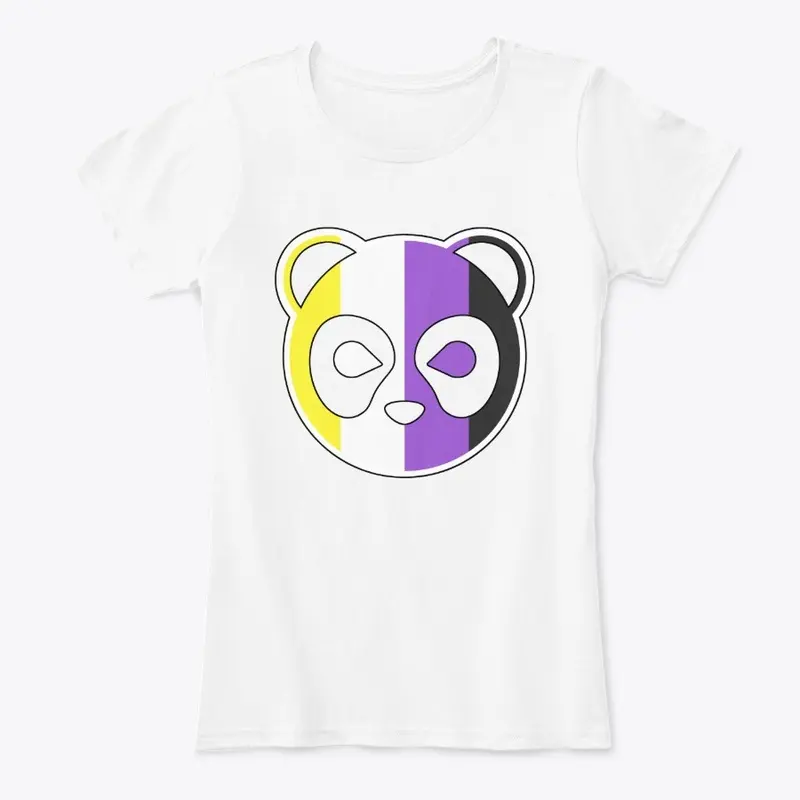 Non-Binary Panda Pride Logo