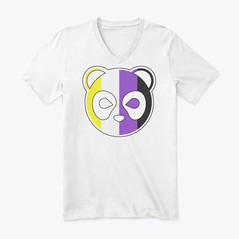 Non-Binary Panda Pride Logo