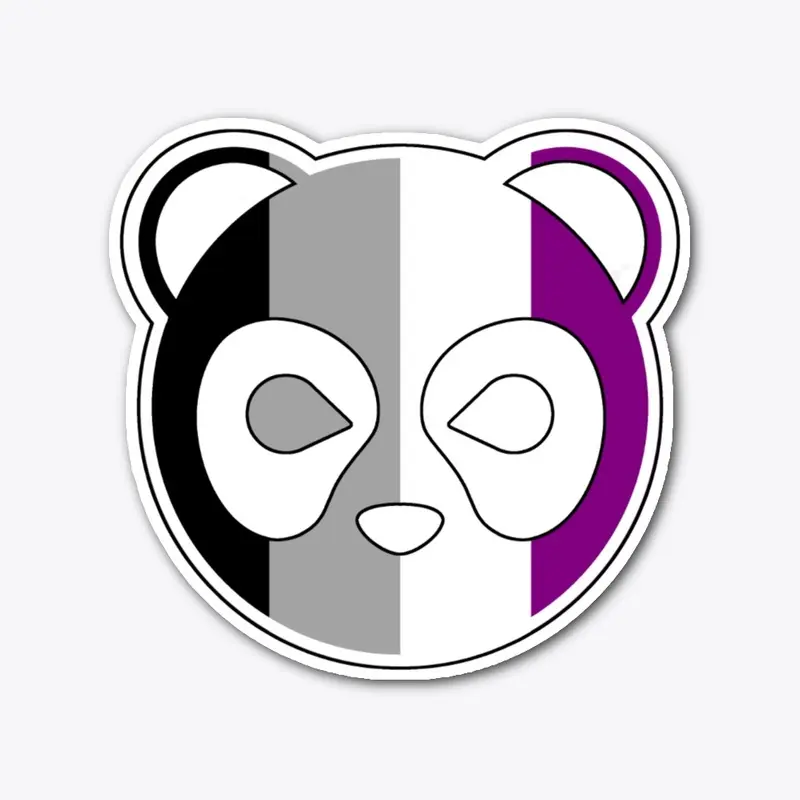  Asexual Panda Pride Logo